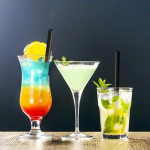 Pailles noires pour boba, pailles à boire en plastique jetables emballées individuellement, 0,4 " x 9 ", idéales pour le bubble tea, les smoothies et les milkshakes - Product Image 5