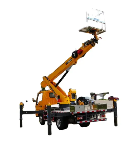 High-tech and competitive 27-meter telescopic boom aerial work platform with Sundar chassis