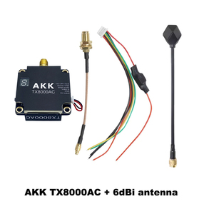 5.8GHz 4900-6060MHz AKK TX8000AC 8W VTX FPV Drone Aksesori Pemancar Video 25mW/1000mW/3000mW/5000mW/8000mW 96CH Latensi Rendah - Product Image 4