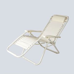 Chaise pliante de jardin portable en aluminium à gravité zéro - Chaise de pêche moderne en bois massif - Product Image 4