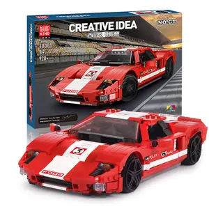 liangjun hot selling Mould King 10001 Car Toys Red Phanton Fords GT Racing Car Model Building Blocks Bricks
