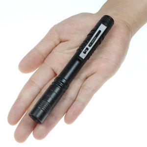 ไฟฉายปากกา LED อลูมิเนียมอัลลอยด์แบบพกพา พร้อมคลิปหนีบ ใช้แบตเตอรี่ 3Aaa แสงสีขาว ไฟฉายขนาดเล็ก - Product Image 5