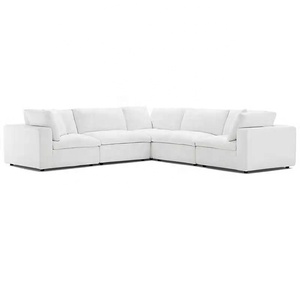 Bộ Sofa Sofa Kiểu Mô-đun Kiểu Mỹ Có Thể Tháo Rời Bộ Ghế Sofa Cỡ Lớn Màu Trắng - Product Image 3