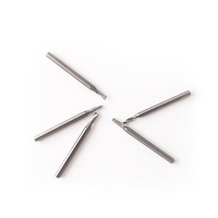 Fraise en spirale à une dent en carbure de tungstène 0,6 mm micro-grain OEM/ODM, fraise CNC revêtue de diamant pour acrylique et PVC