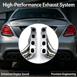 Collecteur d'échappement haute performance en acier inoxydable pour Mercedes-Benz C63 AMG - Pièces de tuning moteur - Product Image 3