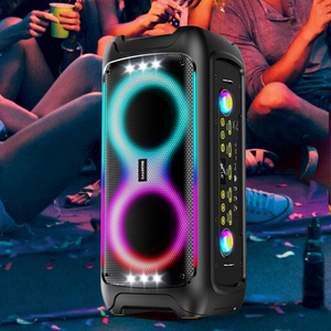 ลำโพงไร้สายพกพา RGB LED สำหรับเล่นเกมส์ ปาร์ตี้ รองรับ WiFi สำหรับโฮมเธียเตอร์ คอมพิวเตอร์ กิจกรรมกลางแจ้ง - Product Image 4