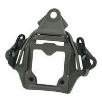 Casque tactique JUNYEBULUO à coupe haute, adaptateur rapide Squid Dry Adaptation, base en nylon et métal pour les défis extrêmes et la randonnée