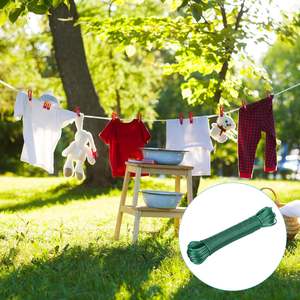 Corde à linge en fil métallique PVC, robuste, avec âme en acier et revêtement plastique, pour séchage de vêtements, vente en gros - Product Image 6