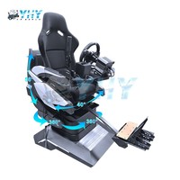 Chaise de simulateur de conduite de cockpit avec moniteur à lunette étroite de 3x32 pouces Ultimate Racing Professional Motion Racing Simulator