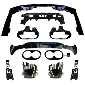 Mercedes-Benz CLA-Class 118 Rear Body Kit Black Silver ABS Full Set 2019+ - Product Image 1