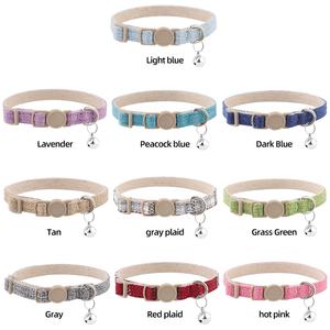 <span class=keywords><strong>Collar</strong></span> de gato de seguridad de cáñamo de algodón ecológico de Venta caliente Ideal para <span class=keywords><strong>collar</strong></span> de gato de piel sensible - Product Image 5