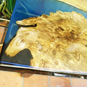 MTBJZJ Thick Pour Clear <strong>Epoxy</strong> Resin <strong>Epoxy</strong> <strong>Table</strong> 5-10cm Per Pour Deep Cast River <strong>Table</strong> - Product Image 2