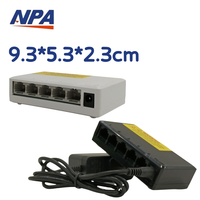 Prix d'usine DC12v Full Gigabit 5 Ports Commutateur réseau Taille compacte pour l'installation de bureau Vente en gros en stock