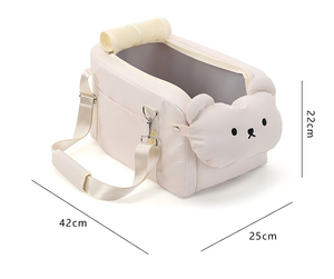 Asiento de Coche para Perro, Bonito y Ligero, de Nailon, Transportín para Mascotas, Cama Portátil y Cómoda para Viajes al Aire Libre - Product Image 6