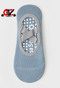 CZFIT High-quality logo Designer Compressed Cotton Custom-made Lazy Pilates Yoga <b>Silicone</b> <b>Socks</b> for Sports Women, Comfortable - Product Image 3