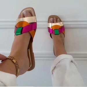 Tendencia de Moda Africana Za 2025: <span class=keywords><strong>Sandalias</strong></span> Planas y Zapatillas con <span class=keywords><strong>Plataforma</strong></span> para <span class=keywords><strong>Verano</strong></span> - Product Image 1