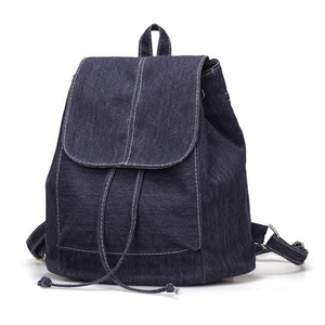 Zaino <span class=keywords><strong>Mini</strong></span> in Denim Blu Personalizzato per Donna, Vendita all'Ingrosso - Product Image 3