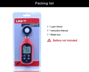 <span class=keywords><strong>Mini</strong></span> luxmètre numérique portatif UT383BT, équipement de <span class=keywords><strong>test</strong></span> de l'environnement, illuminomètre - Product Image 4