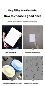 Luce di riempimento portatile RGB Led Selfie Video Studio luci <span class=keywords><strong>Youtube</strong></span> Live Streaming fotografico Kit di illuminazione <span class=keywords><strong>bianca</strong></span> calda - Product Image 5