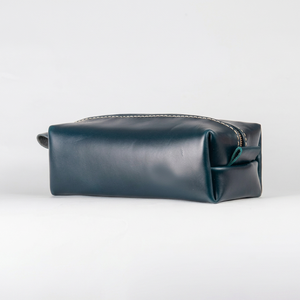 Custom Waterproof Genuine Leather Toiletry <b>Bag</b> <b>Men</b> Large Capacity Travel <b>Wash</b> <b>Bag</b> Leather Cosmetic Case LNTB-0003E - Product Image 1