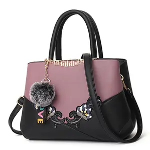 BPF 2024 Traditional Flower Vase Handbags Trade Shows Bolsa Feminina De Couro Fashion Handbag Chinese for Women Ladies