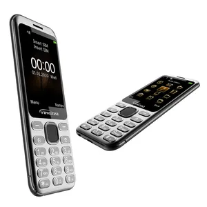 Slim feature bar phone 2.8inch screen 2G handy phone with plating keypad/metal middle frame Dual SIM mobile phone with FM