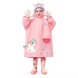 Imperméable imprimé Kuromi avec logo personnalisé de haute qualité <span class=keywords><strong>Manteau</strong></span> imperméable réutilisable My <span class=keywords><strong>Melody</strong></span> pour enfants pour les activités de plein air-Randonnée et camping - Product Image 2