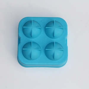 Moldes de Sorvete para Crianças A2454 com <span class=keywords><strong>4</strong></span> Furos, Moldes de Sorvete em Forma de Quadrado e Bola, Moldes de Plástico para Picolé - Product Image 6