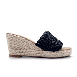 <span class=keywords><strong>Chaussures</strong></span> décontractées pour femmes personnalisées avec logo et marque, vente en gros, sandales <span class=keywords><strong>noires</strong></span> à talons hauts pour femmes, design occidental, sandales pour femmes - Product Image 1