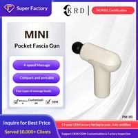 Mini pistolet de massage électrique multi-têtes pour le cou et les muscles, avec plusieurs réglages de vitesse, pour la relaxation musculaire et le fitness - Vente en gros