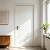 Porte intérieure à surface grain de bois, sur mesure, 40-50 mm, conforme à la norme Formaldehyde, pour la fourniture aux projets