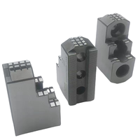 FORGEX HJ05 Mâchoires rigides en acier de 5 à 15 pouces pour mandrin pneumatique/hydraulique, serrage de tour CNC, précision de 0,02 mm, HRC50