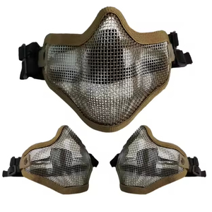 Wholesale Dual Frequency Metal Wire Mesh Half Face for Outdoor Cycling Teeth - Product Image 1