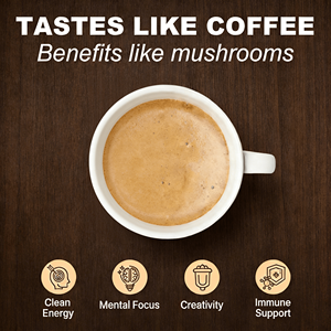 Mélange de café instantané OEM sans sucre pour adultes, aux champignons amers (Reishi et Crinière de lion), en vrac, en sachet, pour améliorer l'immunité - Product Image 6