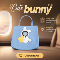 Bestella New Cute Fun Animal Canvas Pet Travel Bag Four Seasons Universal Out Cat and Dog Probe Messenger Bag Respirant Feature
