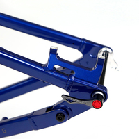 Cadre de suspension complet en alliage d'aluminium, cadre de vélo électrique à double suspension pour moteur bafang, nouveau design 2022