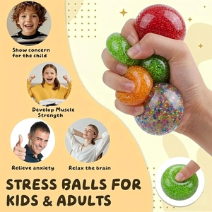 Jouets sensoriels anti-stress en TPE, balles compressibles et modelables, portables, pour filles, garçons, enfants et adultes, idéales pour les festivals - Product Image 4