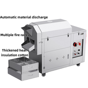 Tambor de gas industrial vendedor caliente, tostador rotatorio de cacahuete, cacao, <span class=keywords><strong>almendras</strong></span>, tuercas, tostador de castañas, precio de máquina tostadora - Product Image 2