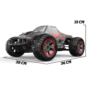 Camion monstre <span class=keywords><strong>RC</strong></span> brushless à l'échelle 1:10, 40 km/h, 4x4, haute vitesse, tout-terrain, voiture télécommandée 2,4 GHz, <span class=keywords><strong>drift</strong></span> hors route, métal - Product Image 6