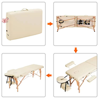 Meistverkaufte Professionelle Tragbare Moderne Synthetische Leder-Klappbare Schönheitssalon-Massageliege