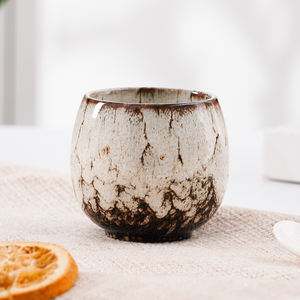 Tazza di <span class=keywords><strong>caffè</strong></span> espresso smaltata reattiva <span class=keywords><strong>vintage</strong></span> in stile giapponese piccola tazza di tè in ceramica - Product Image 4