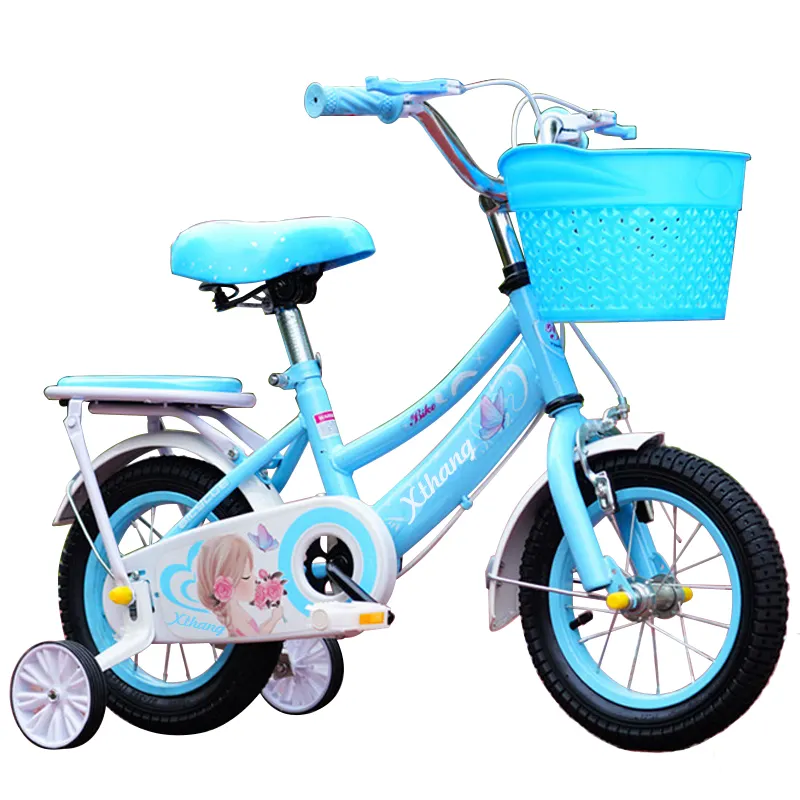 Xthang ราคาถูก 12 14 16 นิ้วกรอบเหล็กสาว 3-7 ปีจักรยานเด็กเด็ก bisicleta เด็กรอบจักรยานเด็ก