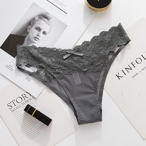 Culotte en dentelle pour femmes, slip en dentelle, <span class=keywords><strong>Sexy</strong></span>, nouvelle mode, maille douce, sous-vêtements féminins, motif Floral, culotte - Product Image 3