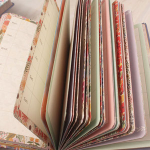 Carnet de notes à couverture rigide <span class=keywords><strong>Wild</strong></span> Flower Gossip, pages colorées, bloc-notes épais, journal avec estampage à chaud doré, <span class=keywords><strong>livre</strong></span> cadeau vintage - Product Image 3