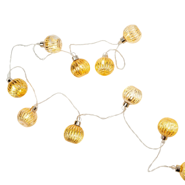 Decorative String Lights Glass Ball String Lights Party fairy Outdoor Retro Ball String Lights Patio Garden