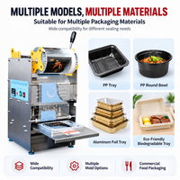 Machine de scellage manuelle pour barquettes alimentaires, machine d'emballage pour barquettes alimentaires