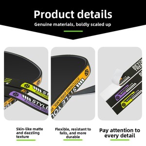 Bande de protection de bord en TPU haute élasticité pour raquette de pickleball, ajustement parfait, anti-usure, protection de cadre, personnalisable OEM, vente en gros - Product Image 4