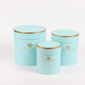 Pasokan pabrik 3 buah/set kotak hadiah kertas silinder kotak bunga - Product Image 4