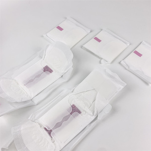 Toptan pamuklu tek kullanımlık temizlik peçeteleri kadın sıhhi pedleri - Product Image 5