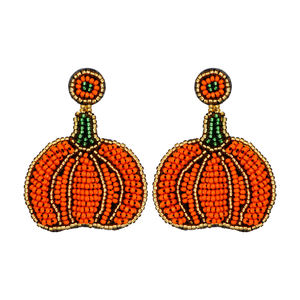 هالوين مسمار العنكبوت اليقطين شبح الخفافيش شبكة الجمجمة انخفاض الأقراط - Product Image 6